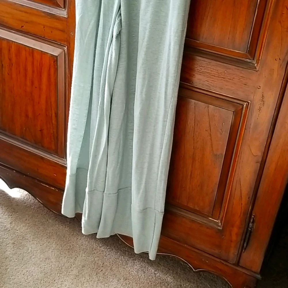 Free People Ruffled Gray Jumpsuit - Picture 5 of 8